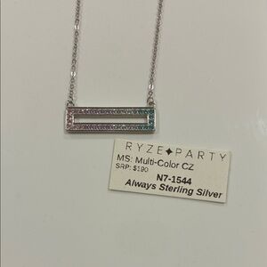 Ryze Party Sterling Silver Necklace
